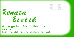 renata bielik business card